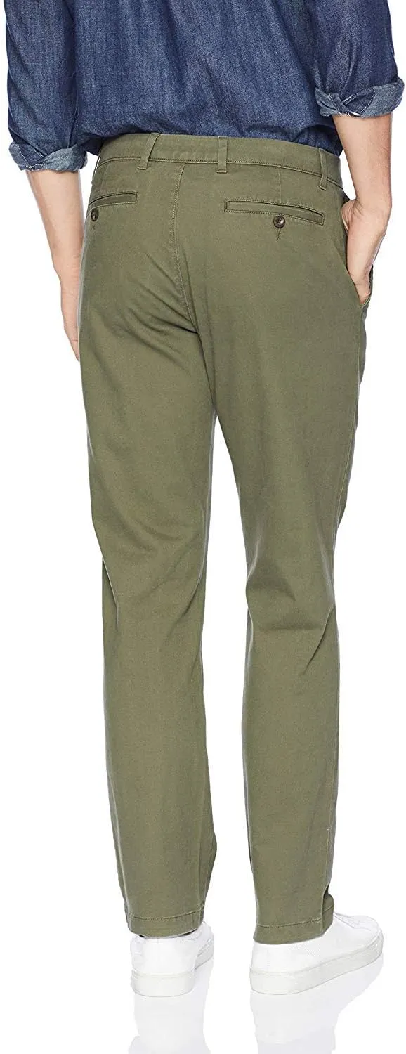 Amazon Essentials Mens Straight-Fit Casual Stretch Chino Pants