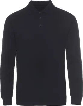 NeedBo Men's Long Sleeve Casual Solid Golf Polo Shirt