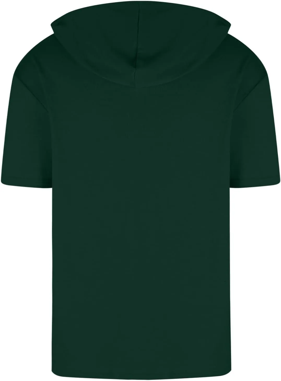 Short Sleeve Hoodies for Men Summer Athletic Loose Fit Stretch Drawstring T Shirt Lightweight Solid Color Pullover