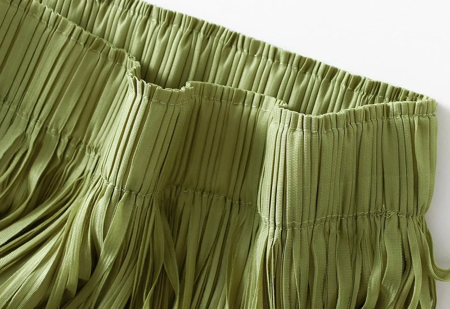 Women's Fringe Trim High Waist Short Pencil Bodycon Skirts, Sexy Elegant Fringe Long Maxi Skirt Summer Party Work